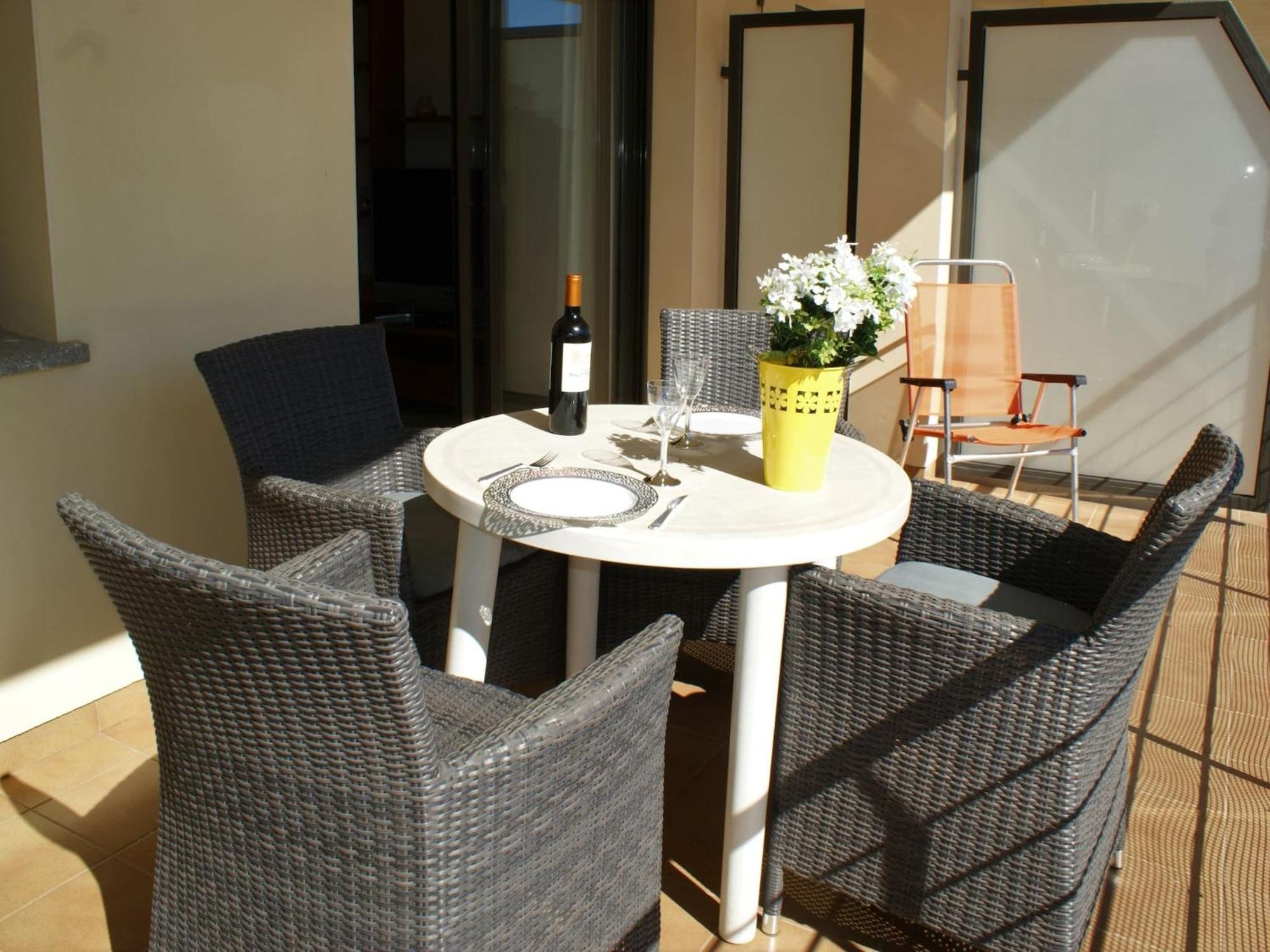 Apartamento En Roses A 2 Min De La Playa Con Vistas Al Mar Av-18 Girona Bagian luar foto